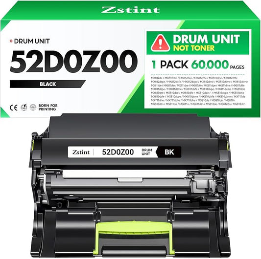 52D0Z00 Imaging Unit (Not Toner) High Yield 1-Pack Replacement for Lexmark 520Z 52D0Z00 Drum Unit Compatible for Lexmark MX812 MX811 MX810 MS812 MX711 MX710 MS810 MS811 Series Laser Printer All-in-One