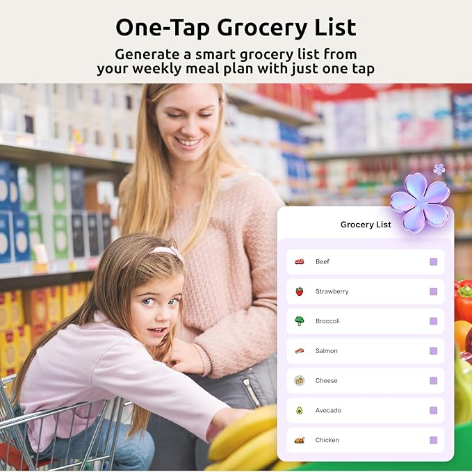 21.5'' Digital Calendar & Chore Chart - Smart Interactive Display for Family Schedules, 1920 * 1080P Full HD Touchscreen Electronic WiFi Planner, Wall and Desk Mountable
