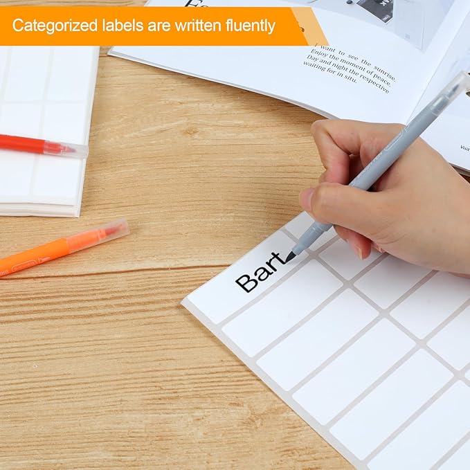 Joyberg 1120 PCS Removable Freezer Labels for Organizing, 1”x3” Frozen Food Labels Stickers, Tear-Resistant No Residue Blank Sticker Labels to Write On, Removable Labels for Food Containers