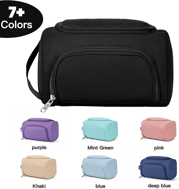 Large Pencil Pouch,Pencil Case Aesthetic,Zipper Pencil Box For Girls Back To School Supplies Emergency Bag Makeup Bag (Black)