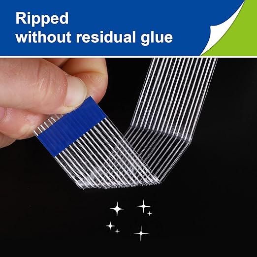 8-Pack Filament Strapping Tape 6.3mil x 1inch x 27yds Commodity Grade Heavy Duty Transparent Reinforced Fiberglass Tape, Thickened and Super Sticky