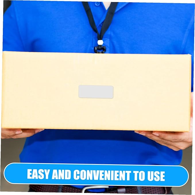 100pcs White Blank Mailing Address Labels for Laser Printers Printable Sticker for Envelopes and Shipping Strong Adhesive Office Supply for Clear Labeling