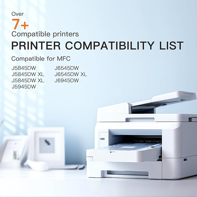 E-Z Ink LC3037XXL LC3037 Ink Cartridges Replacement for Brother LC3037 XXL LC3037 BK/C/M/Y to Use with Brother MFC-J5845DW MFC-J5845DW XL MFC-J5945DW MFC-J6545DW MFC-J6545DW XL MFC-J6945DW (4 Pack)