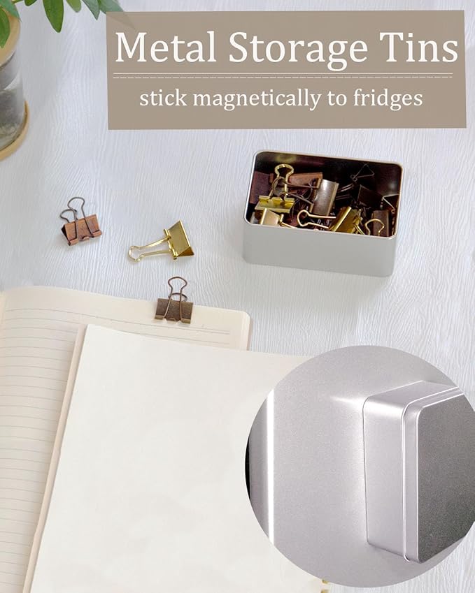 Standard Binder Clips 1in 24-Pack - Bronze Office Clips for Documents & Crafts