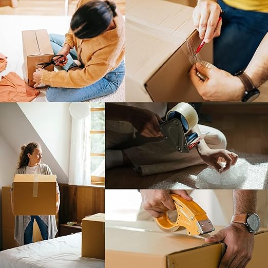 Art3d 24 Rolls Carton Sealing Tape Heavy Duty, 1.88" x 55 yds, 2 mil Thick