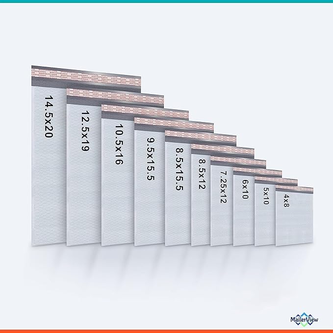 White Small Bubble Mailers 4x8 Inch #000 | Thick Padded Poly Bubble Mailer Envelopes | Bubble Envelopes | Waterproof Mailing Envelopes | 500 Pack Bulk | Trading Card sports card Shipping | USA Made