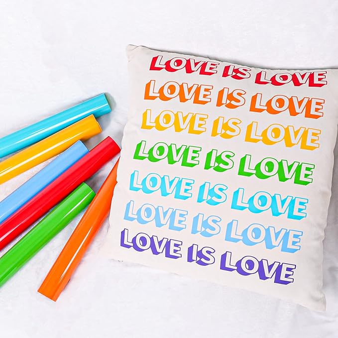 VINYL FROG Heat Transfer Vinyl Roll HTV Vinyl - 12" x12ft Yellow Iron on Vinyl for T-Shirts, Heat Press Vinyl for DIY Craft Designs (Yellow)