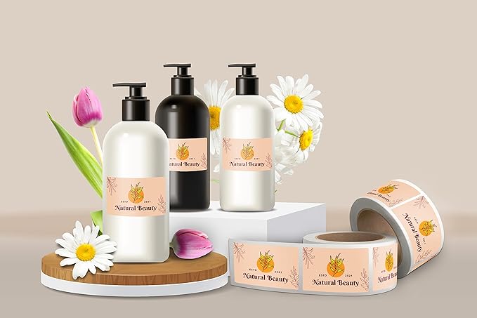 Custom Sticker Roll Labels — Logo Stickers Customized Labels — Custom Stickers for Business Logo (Rectangle)