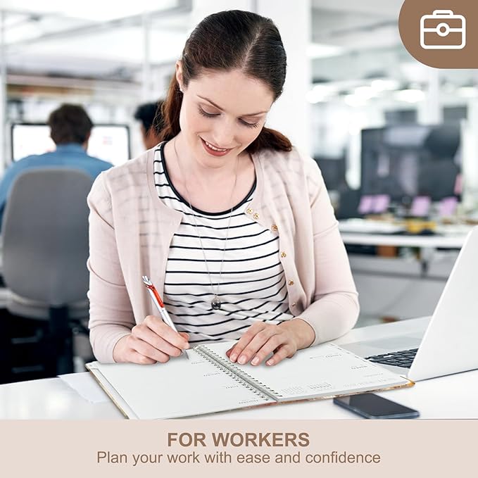 2026 Planner, Weekly and Monthly Academic Planner Calendar (JAN.2026 - DEC.2026), Planning Agenda Book, for Office Desk Accessories and School Supplies, A5(6.3" x 8.5")