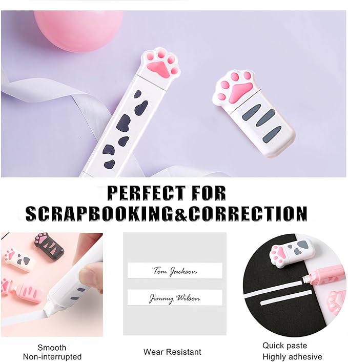 9Pcs Cute School Supplies, Cute Stationery,Includs Pencil Sharpener,Eraser, Correction Tape,Sticky Notes, Ruler, Scissors,Utility Knife, for Cute Office Supplies