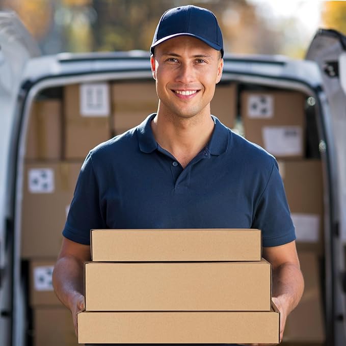 Eupako 12x9x3" Brown Shipping Boxes Corrugated Box Mailers 20 Pack Cardboard Shipping Boxes for Small Business, Mailing