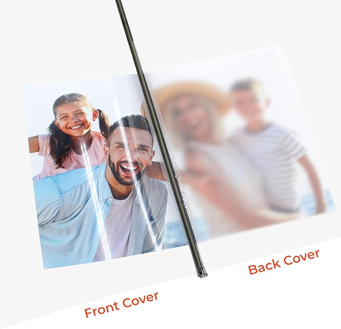 Thermal Binding Clear Covers with Steel Spine –for Thermal Binding Machines – Formerly Unibind – Used in Real Estate, Education and Various Businesses (White, 40 Sheets Max - 96/Boxes)