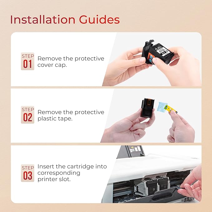 67XL Ink Cartridge (2-Black) Compatible for HP Ink 67 for HP 67XL Black Ink Cartridge High Yield for Deskjet 2700 2700e 2755e 2710e 2720e 4100e 4120e 4155e 4255e Envy 6000 6055e 6420e 6455e Series