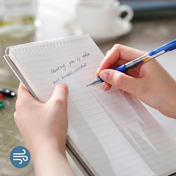 Jetec 500 Pcs Premium Gel Roller Pens Bulk, Fine Point 0.7 mm, Retractable Gel Ink Roller Ball Pens for Writing Journaling Taking Notes Office (Black,Blue,Red)