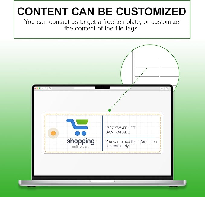 Printable Address Labels,1" x 2-5/8" Stickers for Printer,3000 Blank Label,Personalized Mailing,Return Address,Envelope,Name Tag for School,Office,Shipping & Home Use