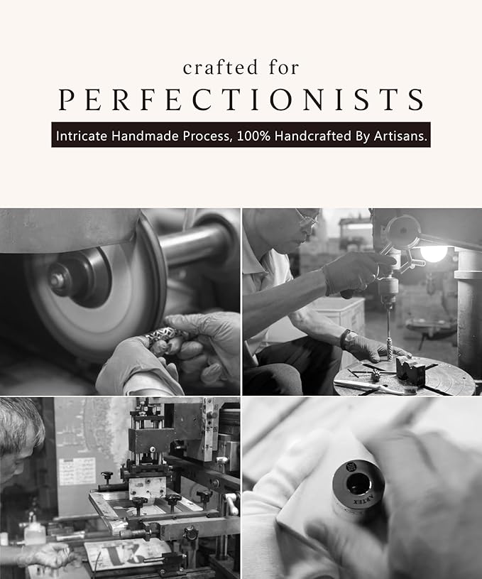 Executive Rollerball Pen Sets With Stand - Museum Art Collections - Crafting Timeless Beauty - Luxury Pen Gift & Office Desk Decor, German SCHMIDT refill, Solid Metal & Marble Texture