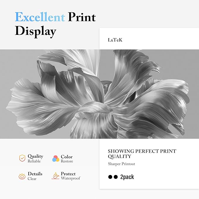 LxTek B210 Compatible Toner Cartridges for Xerox B205 B210 B215 for Xerox B215 B215DNI B205NI B210DNI B205MFP B215MFP 106r04346 106r04347 Toner (Black, 2-Pack)