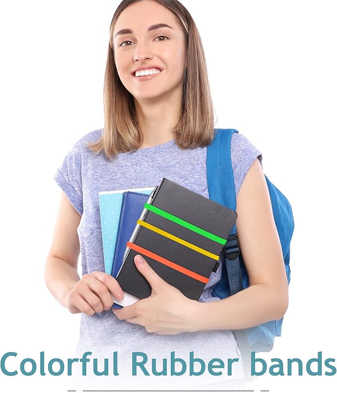 High Quality Rubber Bands Size 33, 1/2 lb (300) Thick Colored Rubber Bands