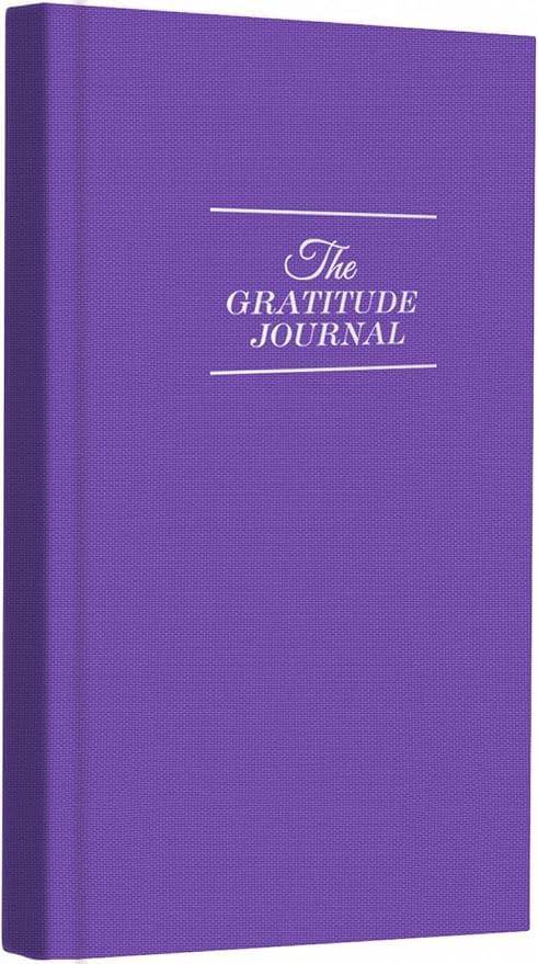 The Gratitude Journal - a Few Minutes a Day for More Happiness, Optimism, Affirmation & Reflection - An Effective Manifestation Guide Journal, Undated Daily Journals for Women & Men (Purple)