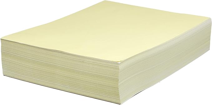 Limited Papers (TM), Carbonless Sheets, Superior, Pre Collated, Multi part, Bond Finish. (2 Part Reverse, 8.5 x 11 Inch, Canary/White (5887), 1 Ream)