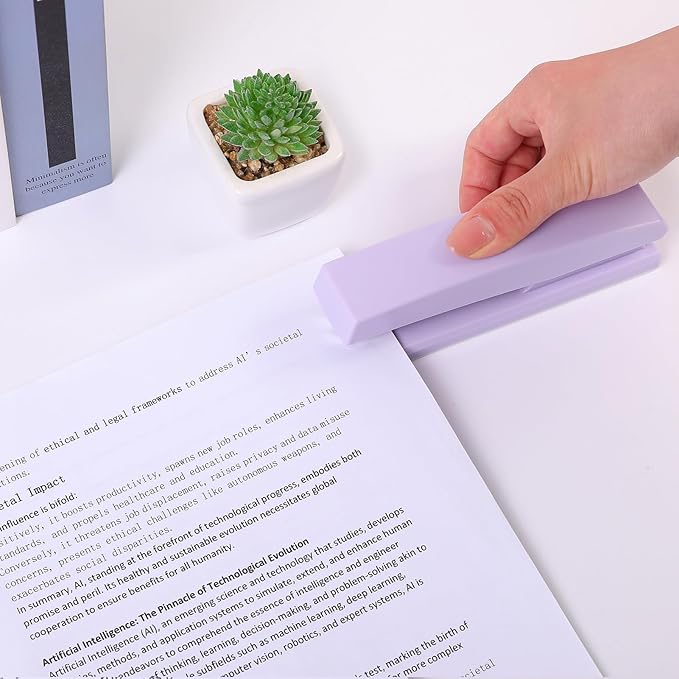 Desktop Stapler with 1000 Staples, Office Stapler, 25 Sheet Capacity