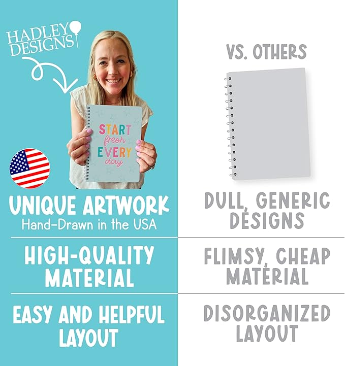 Weekly Appointment Book 2026-2027 - Hourly Appointment Book, Vertical Weekly Planner 2026-2027, Monthly Schedule Books, Teal Daily Planner With Hourly Schedule