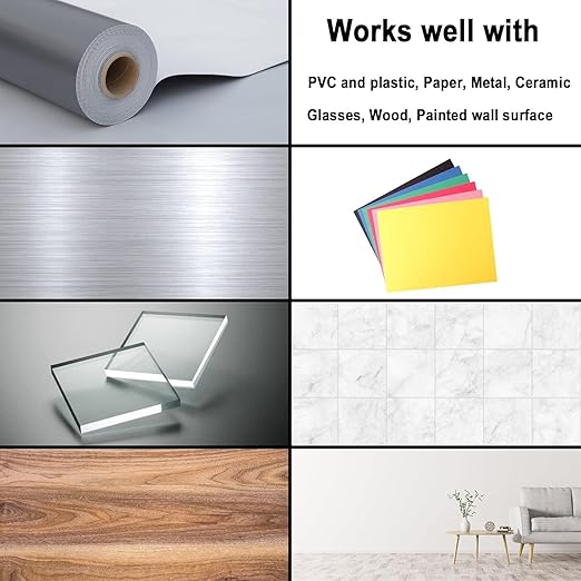 300LSE Double Side Tape Heavy Duty 90ft, Clear Mounting Tape Removable for Scrapbook,Transparent Sticky Tape Picture Hanging Strips, Adhesive Tape for LED Poster Art Craft