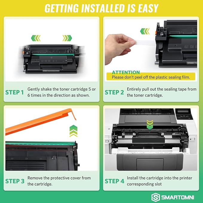 Compatible CF289X (No-Chip) Toner Cartridge Replacement for HP CF289X 89A 89X Cartridge Compatible with HP M507n M507dn M507x M507dng MFP M528dn M528f M528c M528z Printer, 1 Pack