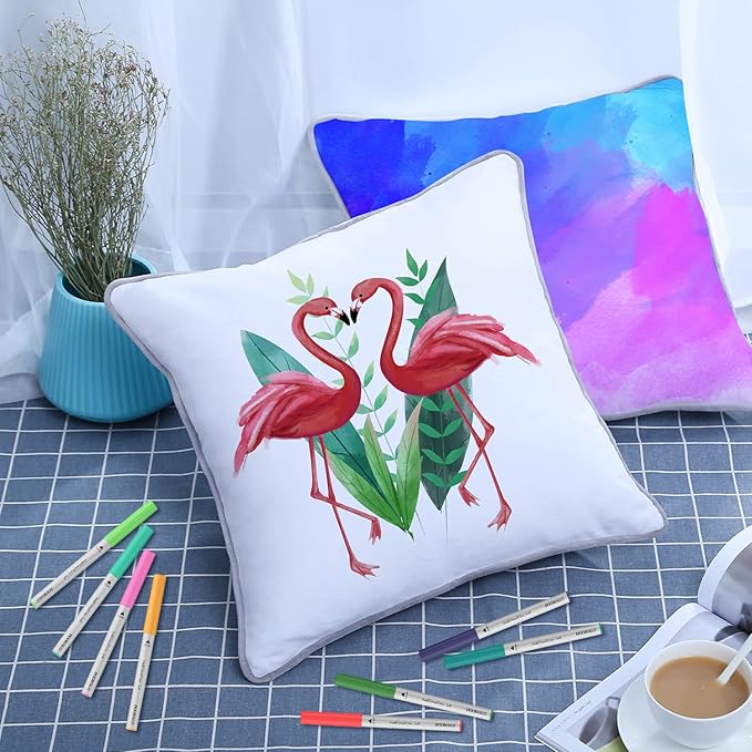 DOOHALO Sublimation Markers Infusible Pens Compatible with Cricut Maker 3/Maker/Explore 3/Air 2/Air 1.0 Tips Sublimation Ink Pens for Mug Press Easy Pressing