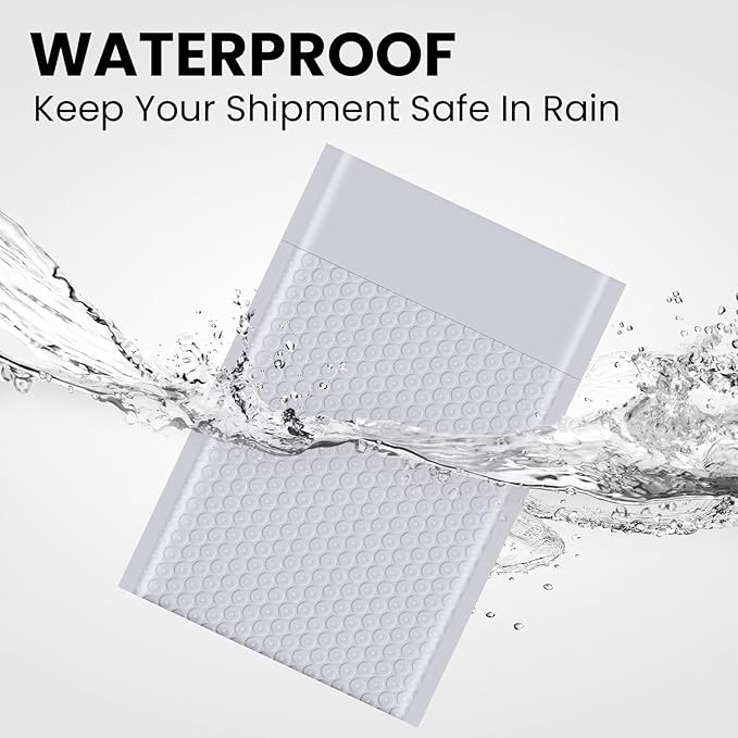 Bubble Mailers 8.5x11inch 25Pack Gray Bubble Mailers Self-Seal Padded Mailing Envelopes Bubble Opaque Padded Mailer for Small Businesses to Package and Mail Jewelry Cosmetics#2（white，gray）