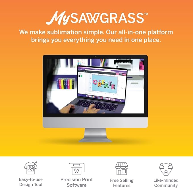 Sawgrass SubliJet UHD Sublimation Ink Cartridge - Cyan - High-Performance Ink SG500 SG1000 Sublimation Printers - Long-Lasting, High-Viscosity Gel Ink for Vibrant, Crisp Prints