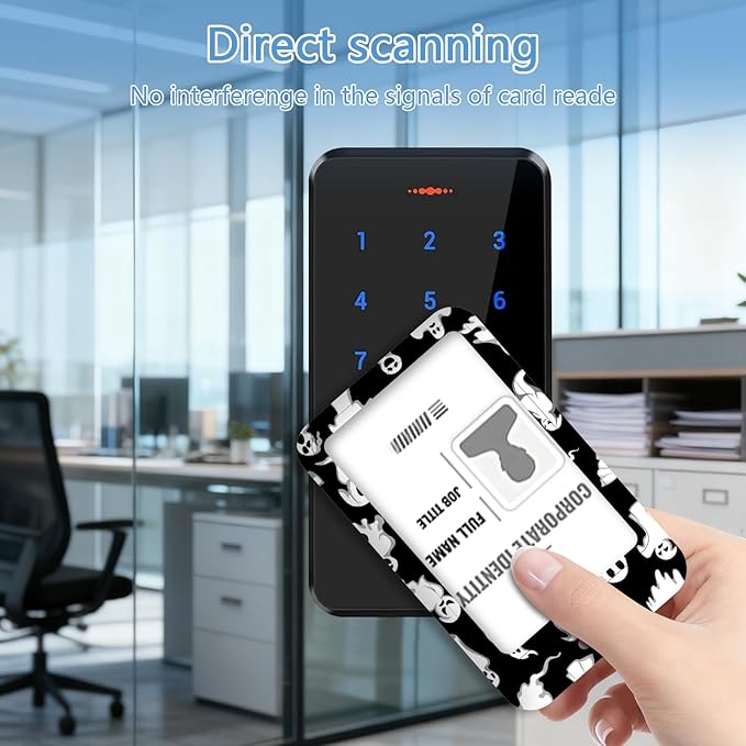 Halloween Lanyards with Id Holder, Cute Ghost ID Badge Holder with Retractable Lanyard, ID Holder with Badge Reel Clips, Name Tag ID Card Holder Teacher Women Doctor Office Gift