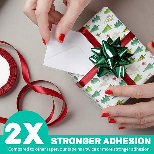 Invisible Clear Tape Bulk with Dispenser, 6 Pack Transparent Tapes Frosted Writable, Bulk Tape Rolls 7/10 X 1000 Inches School Home Office Supplies for Gift Paper Wrapping, Art Craft, Labeling