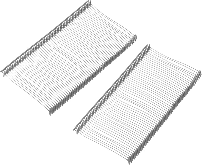 MECCANIXITY Standard Tagging Fasteners,Plastic Regular,Standard Label Gun Price Tagging Barbs for Garment Price Tag Label Tagging Barbs 50mm/2 Inch,Pack of 1000 Gray