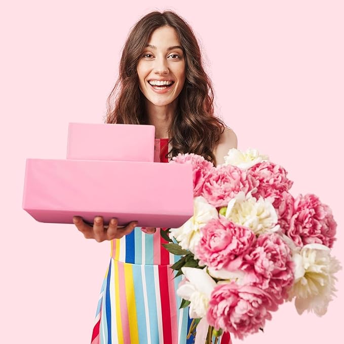 Metronic Poly Mailers 14.5x19 70000 Pack Large Shipping Bags for Clothing Mailing Bags with Strong Self-sealing Adhesive Waterproof and Tear-Proof Poly Bag Bulk in Light Pink