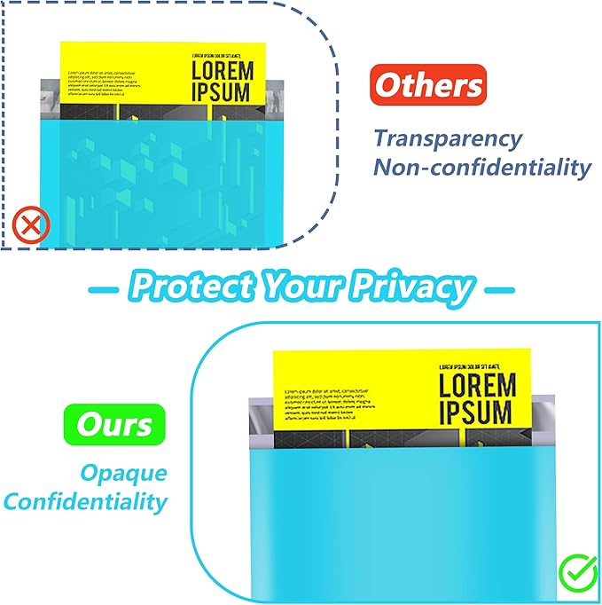 JinRuiKJ Thank You Poly Mailer 19x24 Inch 50 PCS, Shipping Bags for Clothing, Packaging Bags for Small Business, Strong Adhensive, Waterproof and Tear-Resistant Mailing Envelopes, Blue