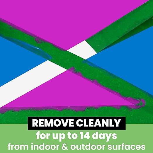 TAPEBEAR Green Painters Tape Multi-Surface Masking Tape 1.88 inch x 60 Yard, Indoor and Outdoor Painting Tape, Residue Free Easy Removal with Sharp Lines, Paint Tape for Walls, Auto, Home, 6Rolls