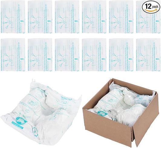 Foam Bags For Shipping 12 PCS 14×16 Inch, Handy Temperature-Activated Expanding Pouches, Instant Pack Quick Packaging - Protective Parcel Solution