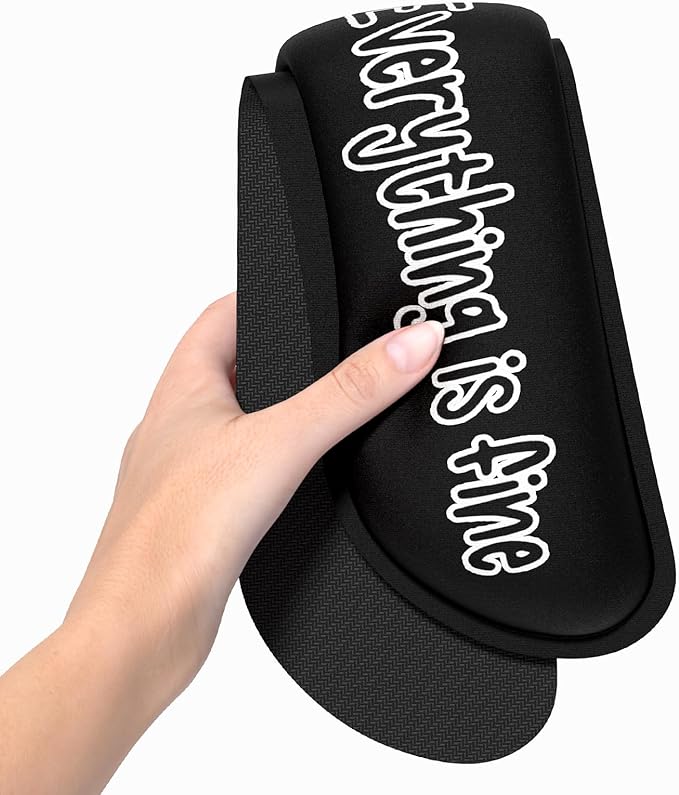 Dapesuom Enlarge Keyboard Wrist Rest, Memory Foam Wrist Cushion for Desk Mats Support, Typing Pain Relief Keyboard Mouse Pad Rests Set with Non-Slip Base for Gaming Laptop Computer, Black Dumpster