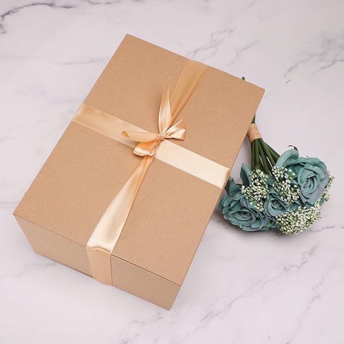 10x7x5 Shipping Boxes Set of 40, Brown Kraft Corrugated Cardboard Boxes Mailers for Packaging, Big Moving Box(25.4x17.8x12.7 cm)