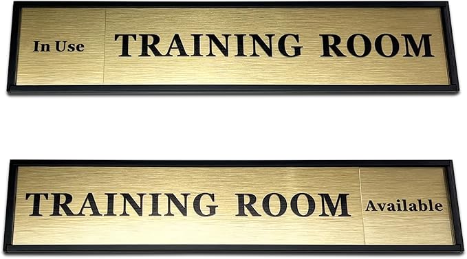 Custom Slider Sign for Door and Wall - 2 X 10 inch Custom Slider Sign for Home, Office, Hotels, Hospital, Conference Room, Slider Door sign with Aluminum Holder