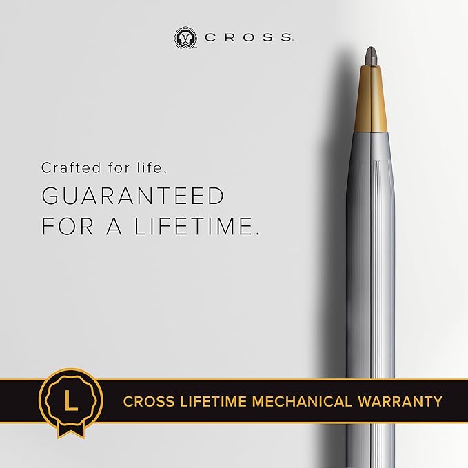 Cross Classic Century Refillable Ballpoint Pen Presented in a Luxury Gift Box - Medium Point, Black Ink, Medalist