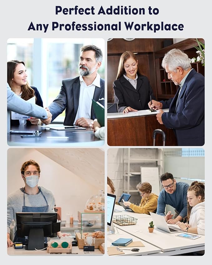 Uniclife 2 Pack Acrylic Business Card Holder for Desk 1 Slot Clear Business Card Display Stand for Men & Women Desktop Business Card Organizer Card Stand for Office Home Exhibition, 60 Card Capacity