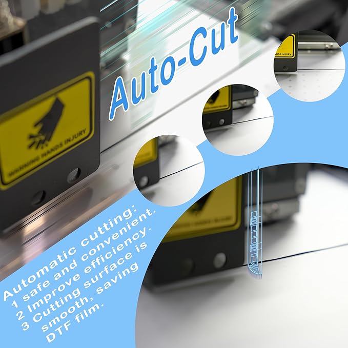 Lancelot Auto-Maintenance M1630 Pro DTF Bundle with Roll Feeder,White Ink Circulation for DIY T Shirt Printing,Doubled Speed Over L1800,L805 DTF Printer Machine(Printer+Oven+Laptop+Consumables)