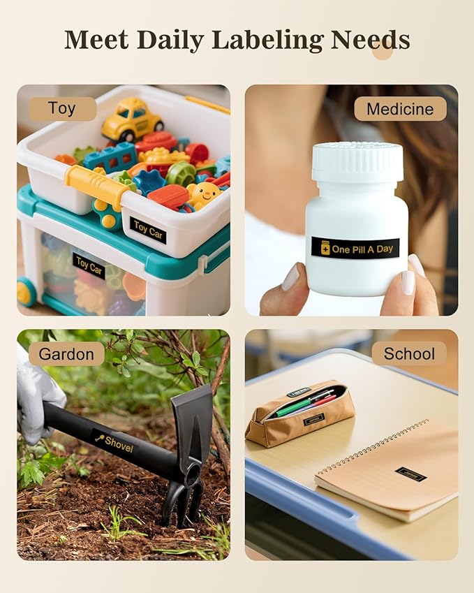 3-Pack 12mm Tz Tape Gold on Black Compatible with Brother P Touch Label Tape Tze-334 Tz Tape 12mm 0.47" Laminated Black, Work for Brother P Touch Label PT-D210 PT-H110 PT-D600 PT-D400 PT-1180