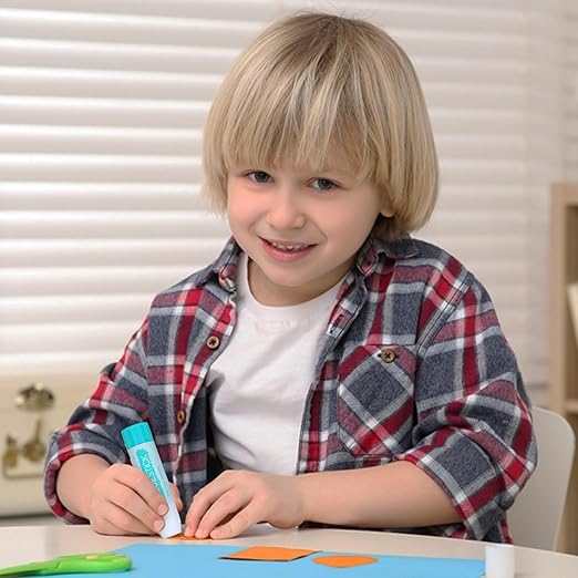 Darice School Glue Sticks, Washable 8 Gram 24 Count All Purpose Glue Stick, Strong Hold, Easy Stick, Quick Drying, Non-Toxic, Back to School Supplies, Scrapbooking for Home