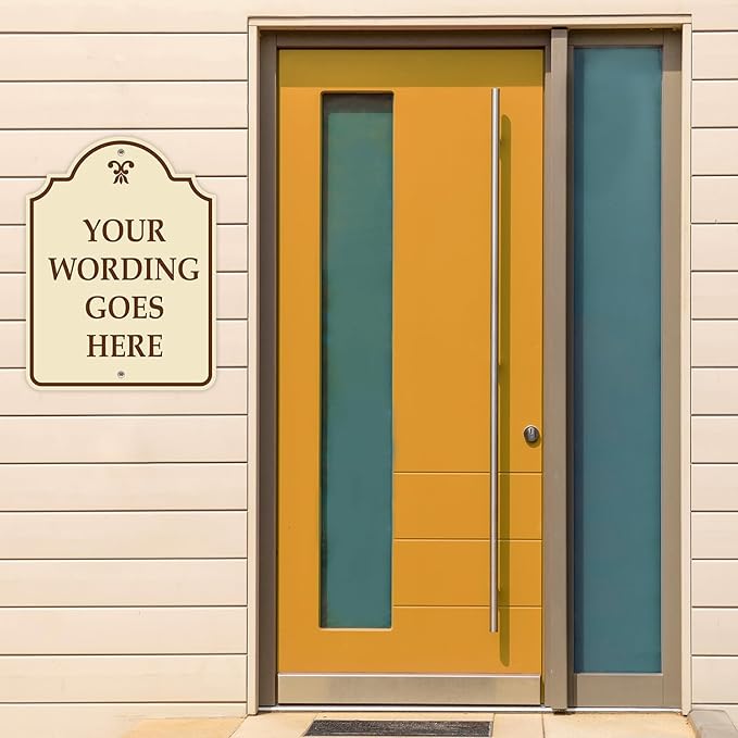 SmartSign "Add Own Wording Goes Here" Custom Designer Sign | 24" x 18" Aluminum, Made in USA