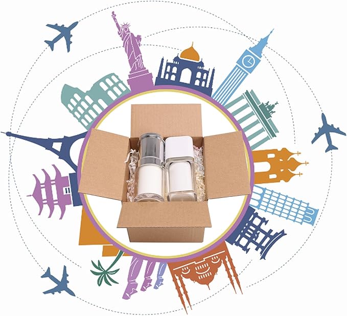 4x4x4 Shipping Boxes Set of 40, Brown Kraft Corrugated Cardboard Small Boxes Mailers for Packaging(10.2x10.2x10.2 cm)