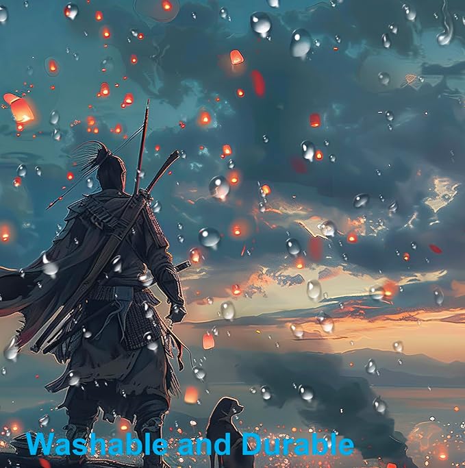 Fantasy Wuxia Extended Anime Mouse Pad, Large Gaming Mouse Pad XXL Laptop Mouse Keyboard Pad 35.4 x 15.7-Inch Office Desk Decoration