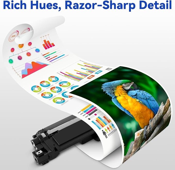 TN830 TN830XL 830XL Toner Cartridge for HL-L2460DW Toner High Yield Replacement for Brother TN-830 TN830 XL TN-830XL use with HL-L2460DW DCP-L2640DW HL-L2405W MFC-L2820DW HL-L2480DW Printer (2 Black)